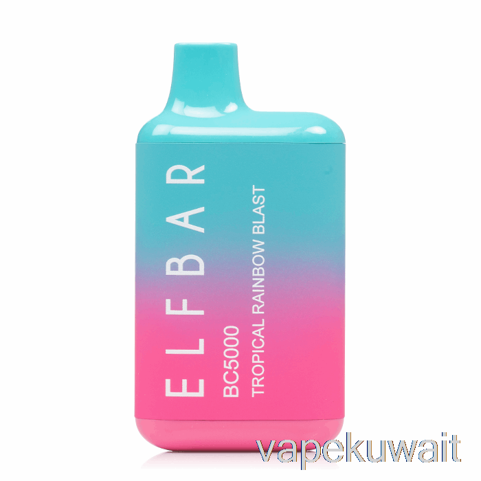 BC5000 0% صفر نيكوتين مجموعة كبسولات Vape الاستوائية بألوان قوس قزح للاستعمال مرة واحدة